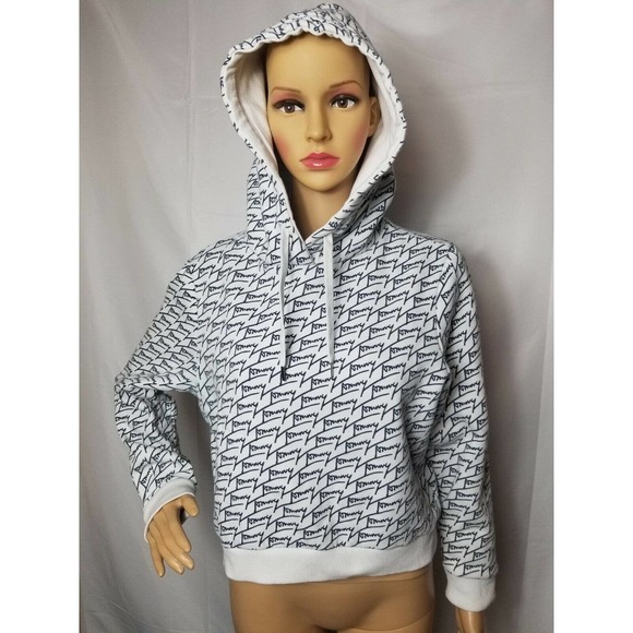 Tommy Hilfiger Tops - Tommy Jeans Hilfiger Spellout All Over Print Hoodie Sweatshirt Womens Streetwear